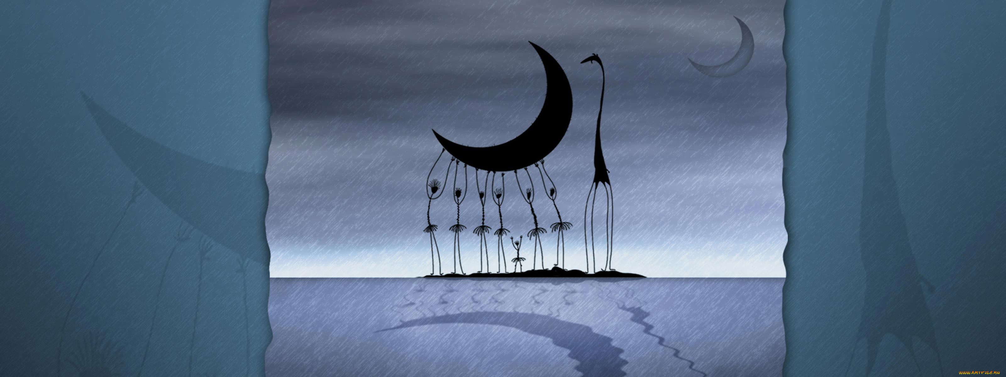 they, stole, the, moon, , vladstudio